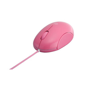 Buffalo BSMBU06PKW Pink USB Been's Style Blue LED Mouse