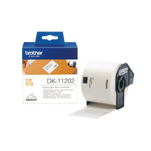 Load image into Gallery viewer, Brother Genuine DK-11202 for QL Printers Die-cut Shipping Label, 62mm x 100mm - Black on White.
