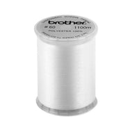 Brother EBT-CEN Embroidery Bobbin Polyster Thread #60 Pack of 5 Spools of 1100m-White