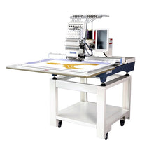 Load image into Gallery viewer, Fortever FT-1201 Pro Single Head 12 Needle Industrial Embroidery Machine 500X800mm Embroidery Area.
