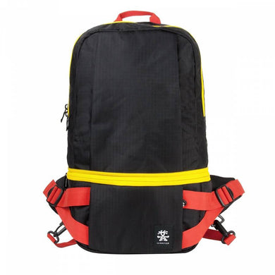 Crumpler LDFBP-024 Light Delight Foldable Backpack Black/ Red/Yellow for DSLR Camera and 13-inch Laptops
