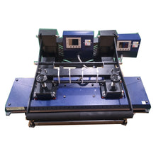 Load image into Gallery viewer, MT LZP-40DH Double Heat Platens Lanyard Heat Press without Manual Feeding Device, 25x100cm, only 220V with wall-in plug (Blue and Black), Red part is changed to Blue
