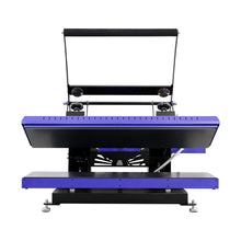 Load image into Gallery viewer, MT LZP-40DH Double Heat Platens Lanyard Heat Press without Manual Feeding Device, 25x100cm, only 220V with wall-in plug (Blue and Black), Red part is changed to Blue
