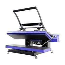 Load image into Gallery viewer, MT LZP-40DH Double Heat Platens Lanyard Heat Press without Manual Feeding Device, 25x100cm, only 220V with wall-in plug (Blue and Black), Red part is changed to Blue
