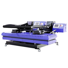 Load image into Gallery viewer, MT LZP-40DH Double Heat Platens Lanyard Heat Press without Manual Feeding Device, 25x100cm, only 220V with wall-in plug (Blue and Black), Red part is changed to Blue
