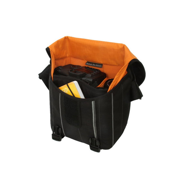 Crumpler MBSTR3000-001 Messenger Boy Stripes Camera Bag 3000 for SLR Camera-Deep Black
