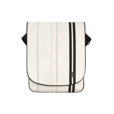 Crumpler SANS-001 Saturday Night Suit Leather Bag fits MacBook Air 13-inch-Off White/Black