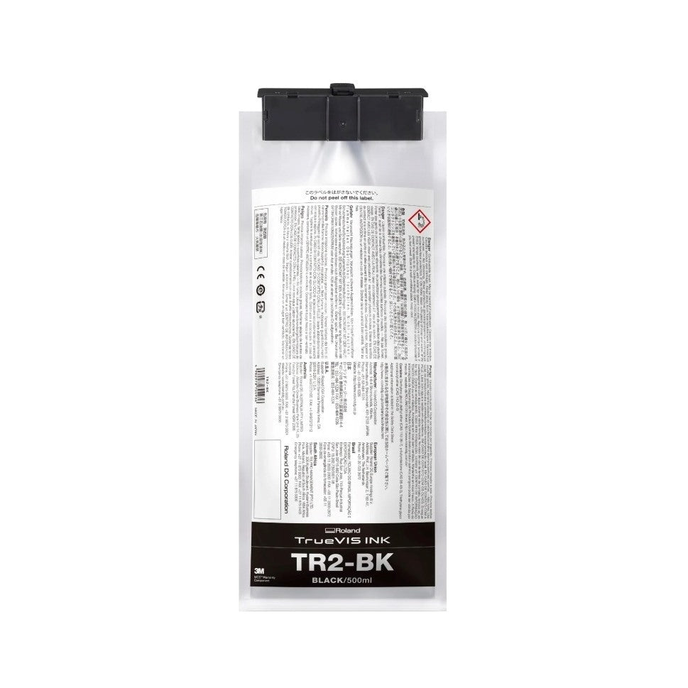 ROLAND TR2-BK ECO SOL INK 500ml for TrueVIS VG2 Series Printer/Cutters-Black
