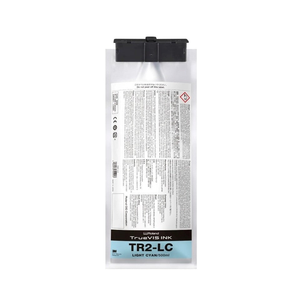 ROLAND TR2-LC ECO SOL INK 500ml for TrueVIS VG2 Series Printer/Cutters-Light Cyan