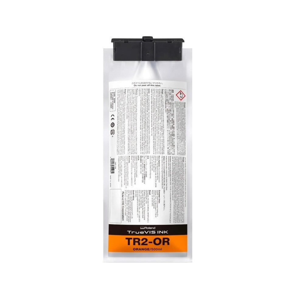 ROLAND TR2-OR ECO SOL INK 500ml for TrueVIS VG2 Series Printer/Cutters-Orange