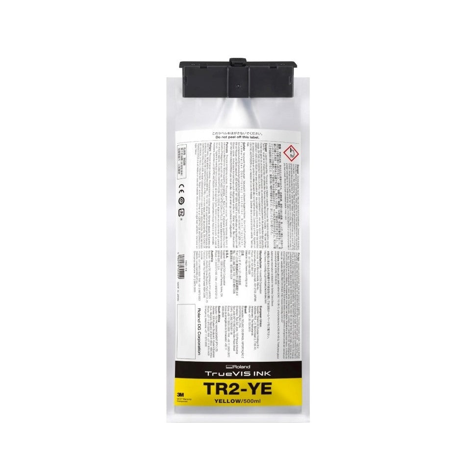 ROLAND TR2-YE ECO SOL INK 500ml for TrueVIS VG2 Series Printer/Cutters-Yellow
