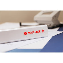 Load image into Gallery viewer, Brother Genuine TZE-132 Labelling Tape for P-Touch label Printers-Red on Clear, 12mm wide
