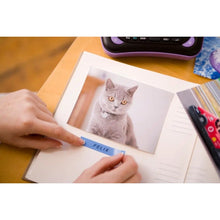 Load image into Gallery viewer, Brother Genuine TZE-531 Labelling Tape for P-Touch label Printers - Black on Blue, 12mm wide.
