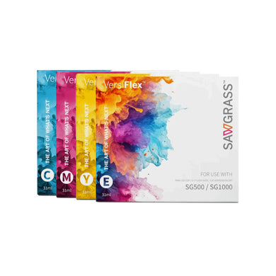 Sawgrass VersiFlex Ink CMYE 31ml install kit for SG500/1000