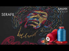 Load and play video in Gallery viewer, Amann 3099-1282 SERAFIL 80 2400M FS0 Polyester for Shoes, Belts Suitcase and Bags -
