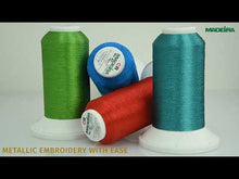 Load and play video in Gallery viewer, Madeira CR New Metallic Thread made in Germany
