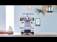 Load and play video in Gallery viewer, Brother PR1060W 10 Needle Embroidery Machine with 360x200mm(36X20cm) Embroidery Area and Wireless LAN Connectivity.
