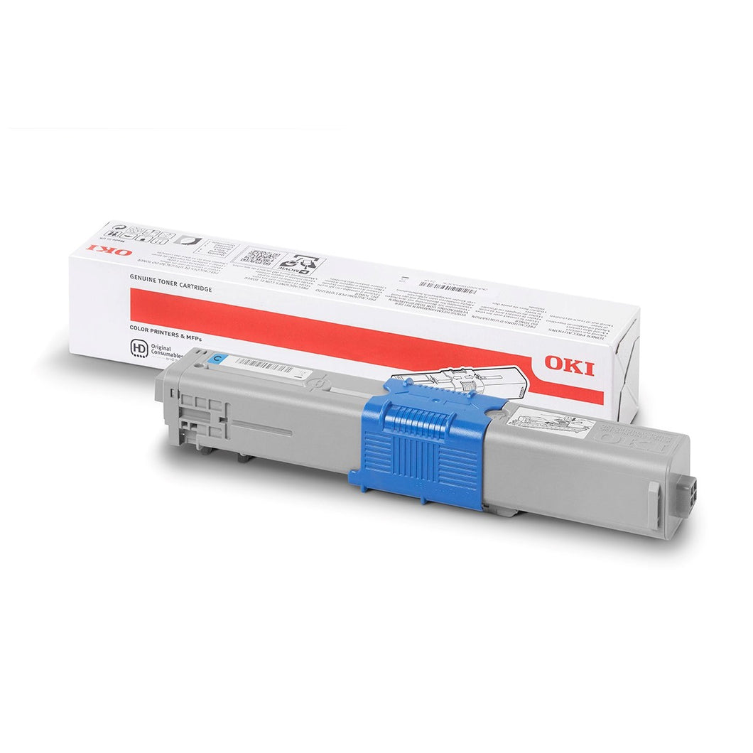 OKI Toner for C332/MC363-3K -Cyan Yields 3000 Pages of A4