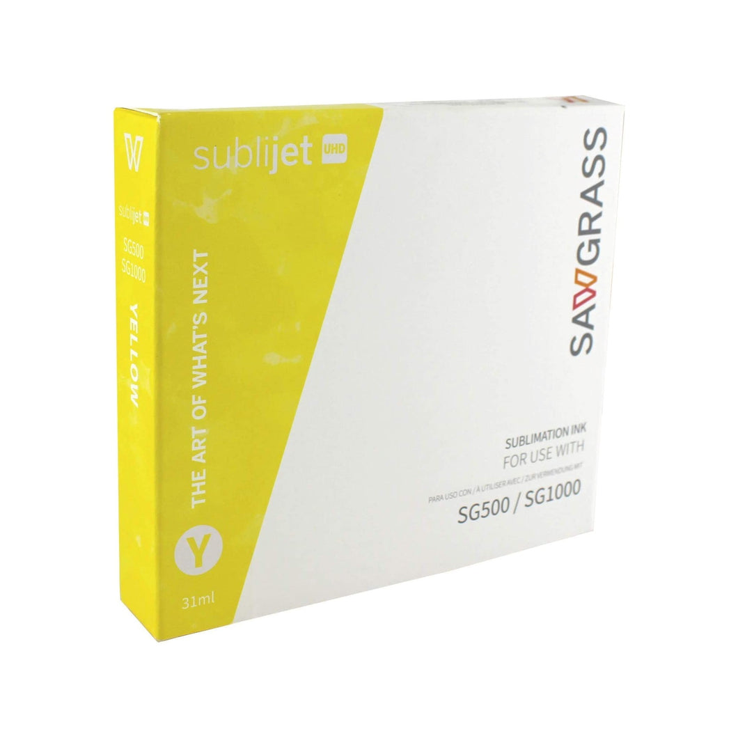 Sawgrass 609104 Sublijet-UHD High-Density, High-Performance Sublimation Ink Yellow 31ml for SG500/1000