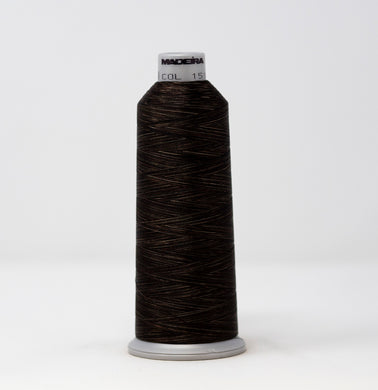 Madeira 9181514 POLYNEON NO.40 5000m Embroidery Thread - Multi Brown