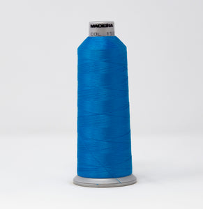 Madeira 9181577 POLYNEON NO.40  5000m Embroidery Thread - Dark Blue Turquoise