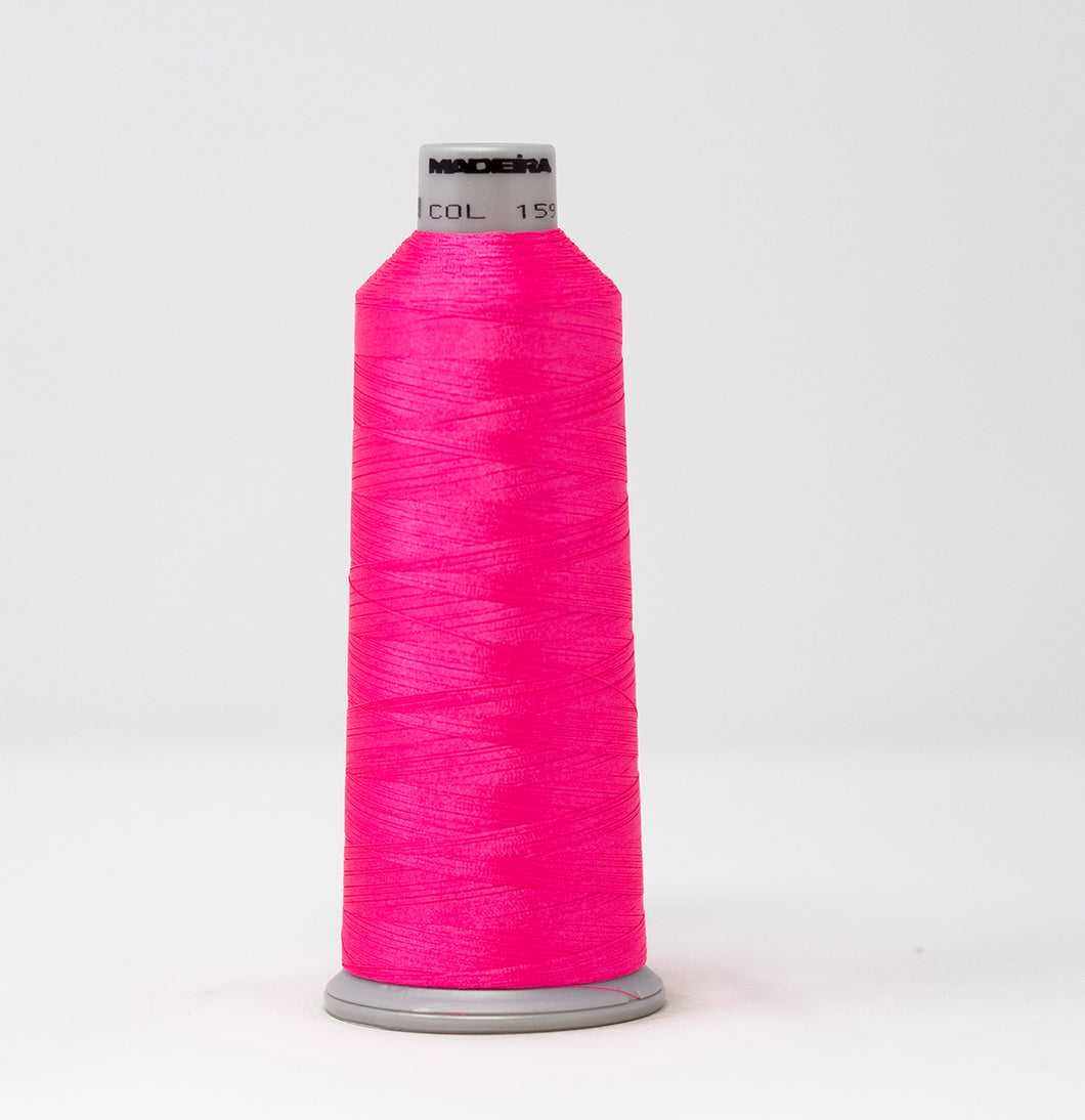 Madeira 9181597 POLYNEON NO.40 5000m Embroidery Thread - Fluorescent Pink