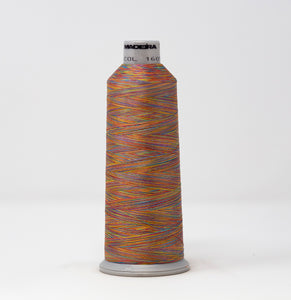 Madeira 9181609 POLYNEON NO.40 5000m Embroidery Thread - Multi Red