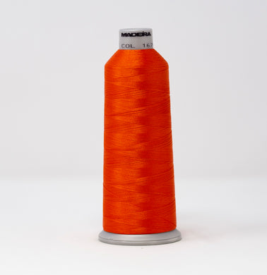 Madeira 7181678 POLYNEON GREEN NO.40 5000m Embroidery Thread-Pumpkin