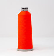 Madeira 9181837 POLYNEON NO.40 5000m Embroidery Thread - Fluorescent Red Orange