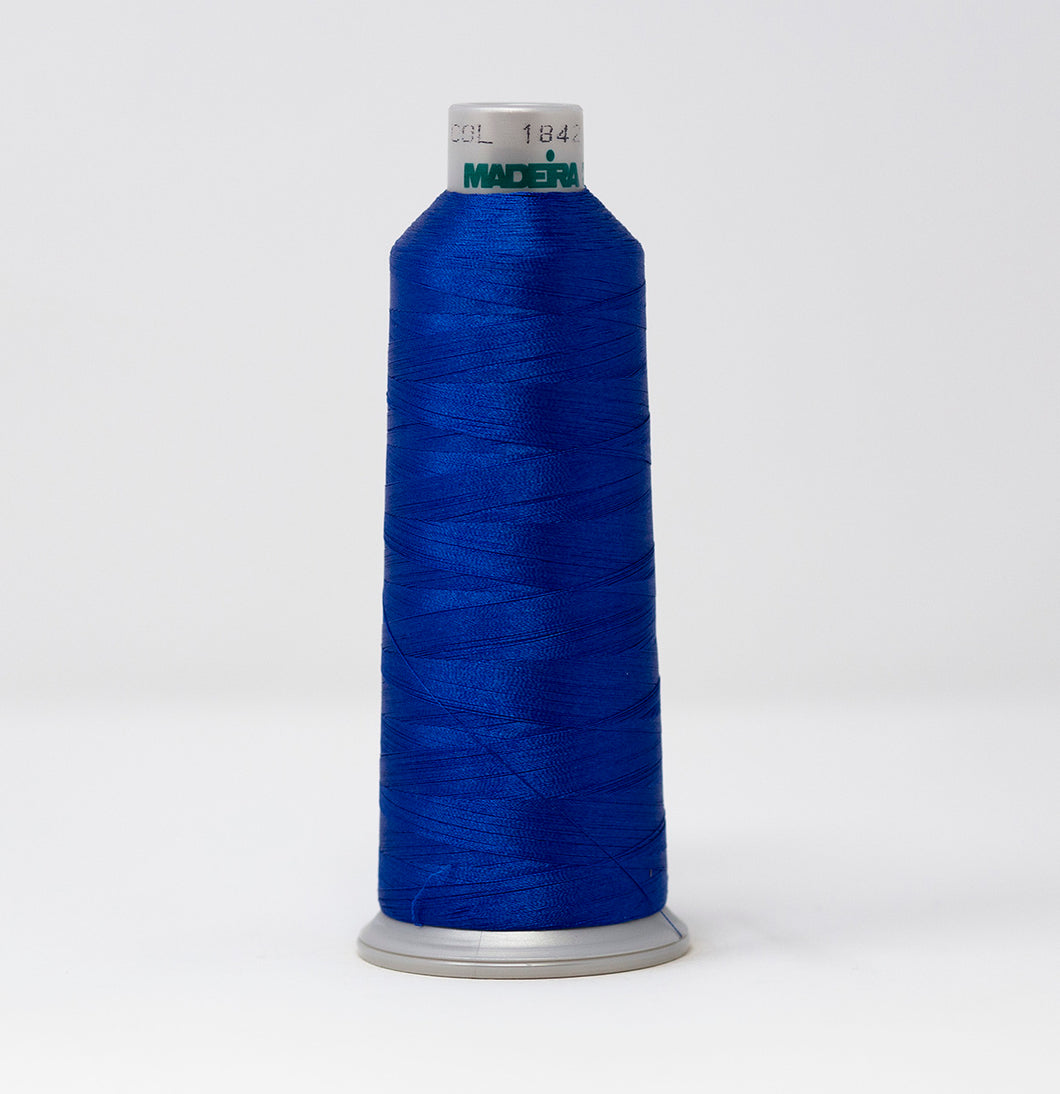 Madeira 9181842 POLYNEON NO.40 5000m Embroidery Thread - True Blue