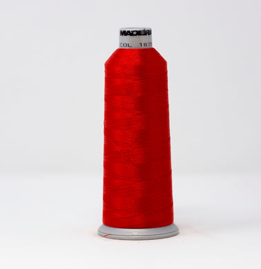 Madeira 9181878 POLYNEON NO.40 5000m Embroidery Thread - Tomato Red