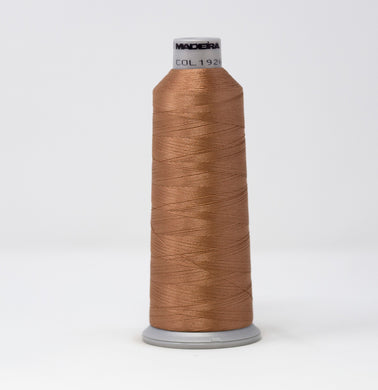 Madeira 9181926 POLYNEON NO.40 5000m Embroidery Thread - Dark Champagne