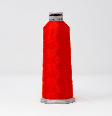 Madeira 9181987 POLYNEON NO.40 5000m Embroidery Thread - Paprika