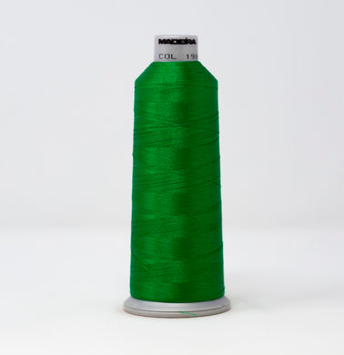 Madeira 9181988 POLYNEON NO.40 5000m Embroidery Thread - Kelly Green