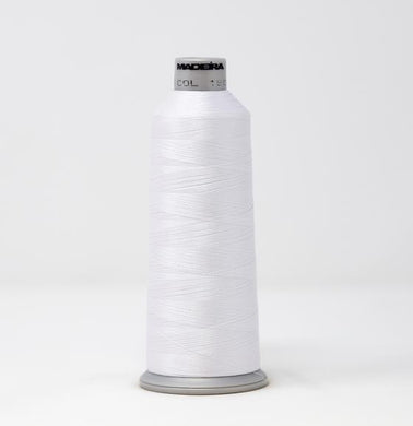 Madeira 9261801 POLYNEON NO.60 5000m Fine Embroidery Thread - White