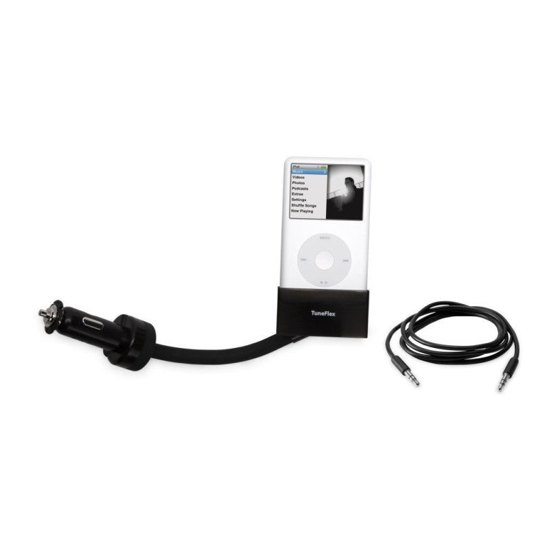Griffin 9557-5GTFLXAUX TunFlex AUX for iPod with Dock Connector- Flexible Cradle & Charger for ipod with 3.5mm Audio Cable