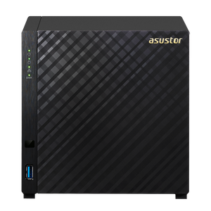 Asustor AS1004T Terastation 4-bay NAS, Marvell ARMADA-385 Dual Core, 512MB DDR3, GbE x1, USB 3.0, WOL