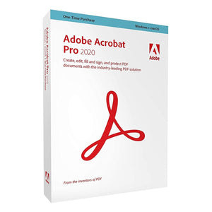 Adobe Acrobat Pro 2020 Perpetual License Activation