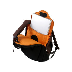 Crumpler BEL-005 The Belly-L Mahogany / Pumpkin Orange Backpack fits 15-inch Laptops
