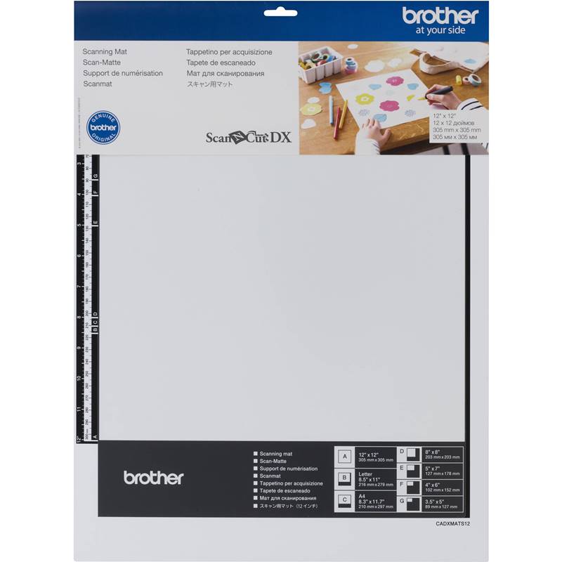 Brother CADXMATS12 ScanNCut DX Scanning Mat 12X12-inch for SDX1200 ...