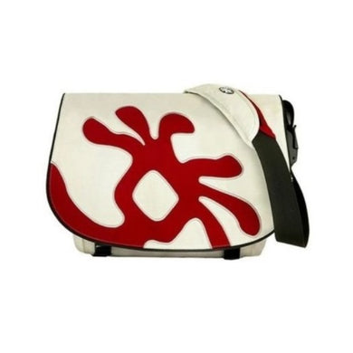 Crumpler CHD-0010 Cheesy Disco Laptop/Messenger Bag fits 12–15-inch Laptops-Cream / Dk. Red Big Logo