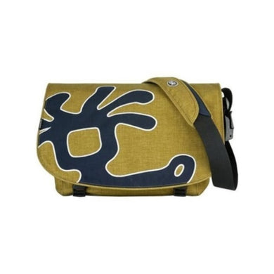 Crumpler CHD-0012 Cheesy Disco Laptop/Messenger Bag fits 12–15-inch Laptops-Seeded Mustard / Navy Big Logo