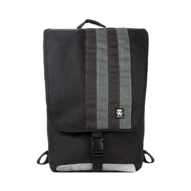 Crumpler DDSBP-L-001 Dinky Di Stripy Backpack L fits 15-inch Laptops-Dull Black / Dk. Mouse Grey.