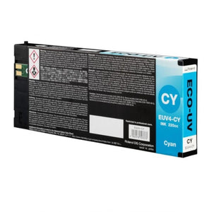 ROLAND EUV4 INK CYAN 220 CC for VersaUV printers Or Cutters