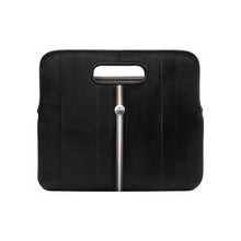 Crumpler EXTR-M-002 Executive Rice Leather Case M fits 13 inch Laptops Black / Warm Grey  ، تحميل الصورة في عارض المعرض

