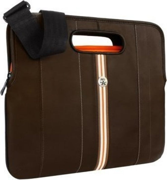Crumpler EXTR-M-004 Executive Rice Leather Case M fits 13 inch Laptops Dark Brown / Orange