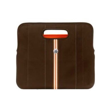 Crumpler EXTR-M-004 Executive Rice Leather Case M fits 13 inch Laptops Dark Brown / Orange