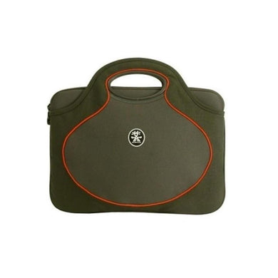 Crumpler GB-M-002 The Gumb Bush Case M fits 13-inch Laptops -Dark Grey/Orange Lining