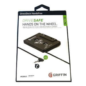 Griffin GC22062 DirectDeck HandsFree Cassette Adapter and Mic Cable for iPhone and smartphones.