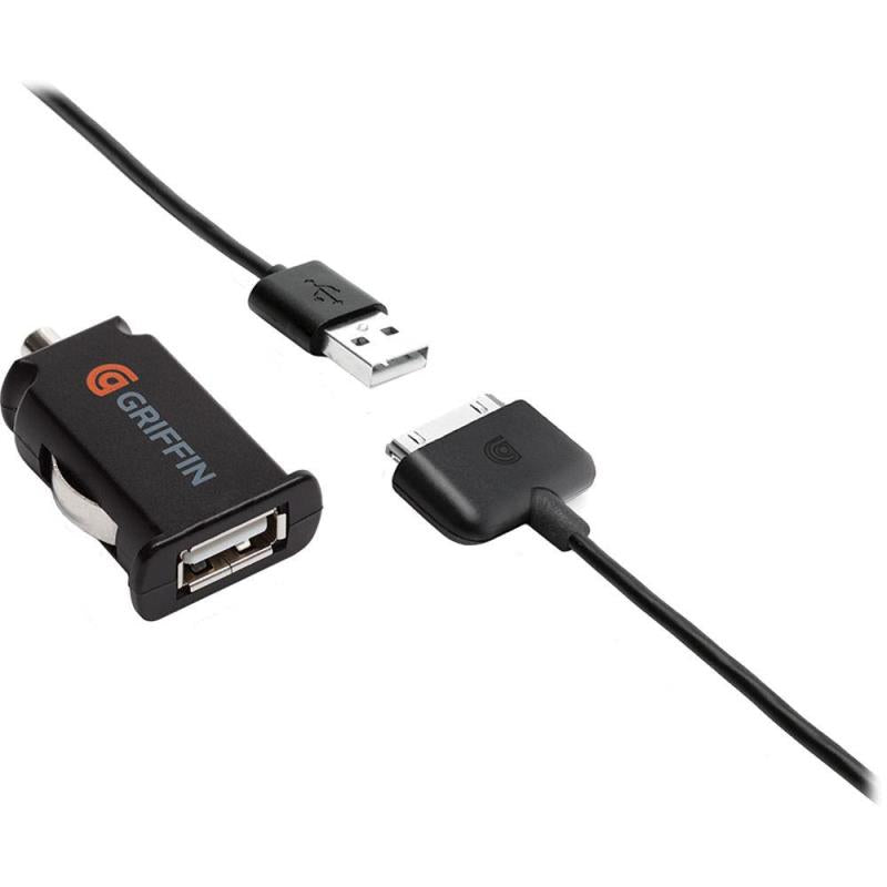 Griffin GC23095 PowerJolt Micro for iPad, iPhone, and iPod, Black